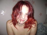 Sexy redhead web slut Emma