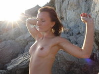 Sensual amateur beauty wife Lisa love posing naked