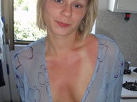 Blonde amateur wife private pics