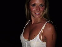 Young amateur blonde GF Nicole at summer vacation