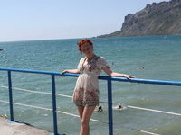 Ukrainian amateur girl Jana at vacation