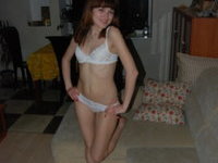 Skinny young amateur GF