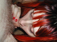 Cocksucking redhead amateur slut