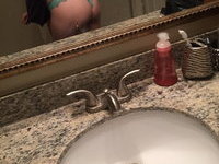 Big butt brunette GF selfies