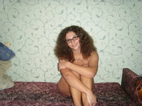 Curly amateur wife exposed