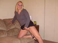 Horny mature amateur blonde wife