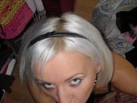 Sexy blond amateur slut