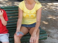 German amateur blonde MILF