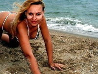 Very sexy blonde Tatiana from Ukraine