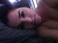 Busty young goddess Kate selfies