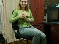 Ukrainian amateur blonde wife Tanya