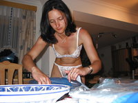 German brunette wife Sonja homemade pics