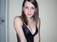 Young amateur brunette GF Stephanie