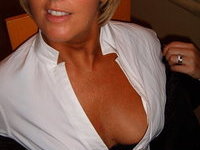 Kinky hairy blonde MILF