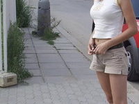 Amateur blonde GF Alzbeta first nude walk