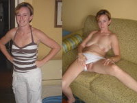 Milfs nude and dressed mix