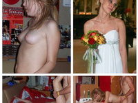 Dressed and undressed MILFs