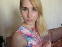 Russian blonde girl Maria