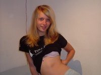 Teenage amateur blonde GF