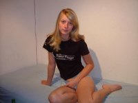 Teenage amateur blonde GF