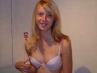 Teenage amateur blonde GF