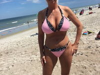 Sexy busty blond MILF