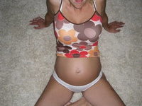 Blonde amateur girl from bride to pregnancy