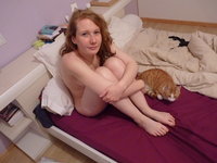 Redhead young amateur GF
