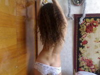 Curly amateur wife Alicia