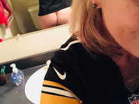 Amber is a horny blond wife