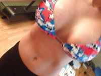 Fitness amateur blond wife