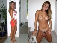Dressed and undressed amateurs