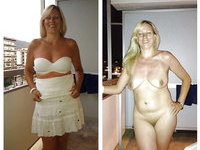 slutty wives dressed undressed mix