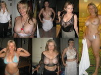 Dressed and undressed MILFs