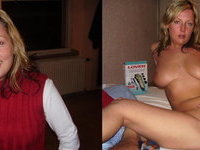 Slutty amateur wives dressed undressed