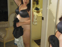 Chubby amateur brunette wife