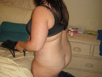 Chubby amateur brunette wife