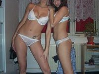 Two hot amateur lesbian teens