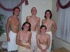 Bachelorette party at sauna