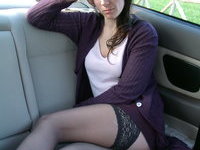 Amateur wife nude at car