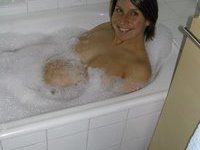 Short haired amateur wife nude at home
