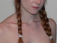 Redhead amateur GF with pigtails