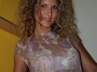 Curly amateur GF Adalene some more pics