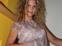 Curly amateur GF Adalene some more pics