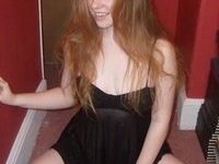 Redhead amateur GF homemade porn pics collection