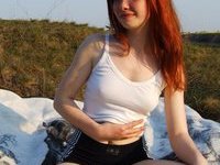 Redhead amateur teen GF