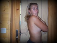 Blonde amateur wife homemade pics collection
