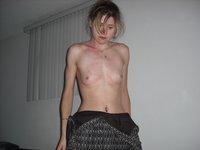 Brunette amateur wife private nude pics