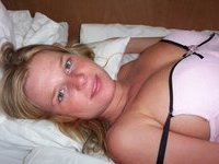 Busty young amateur blonde GF