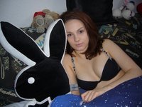 Cute young amateur GF posing in her room